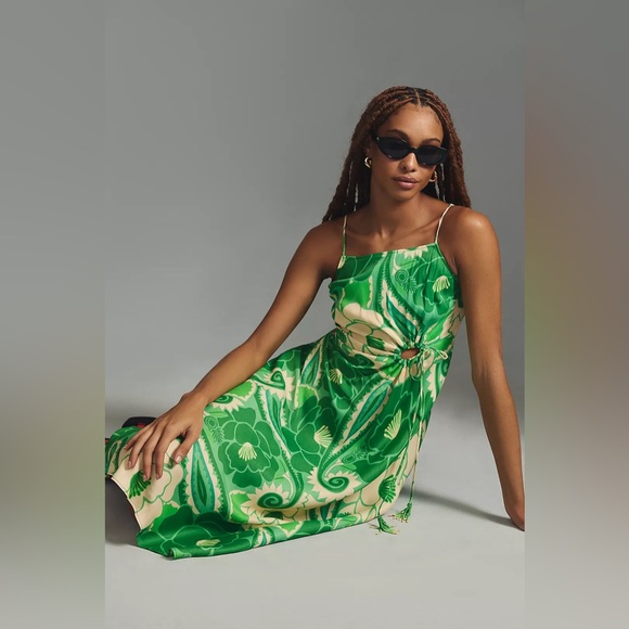 Farm Rio Tropical Groove Midi Dress - Picture 4 of 4